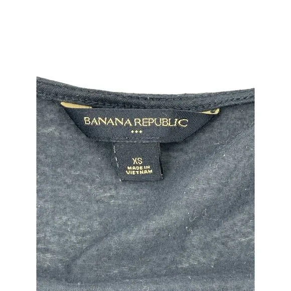 Banana Republic Women's Navy Blue Long Sleeve Wrap Top Shirt Size XS - Picture 5 of 10